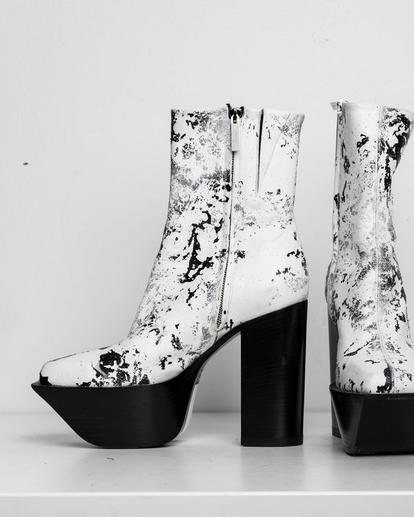 Platform Boots Painted EU40 #1