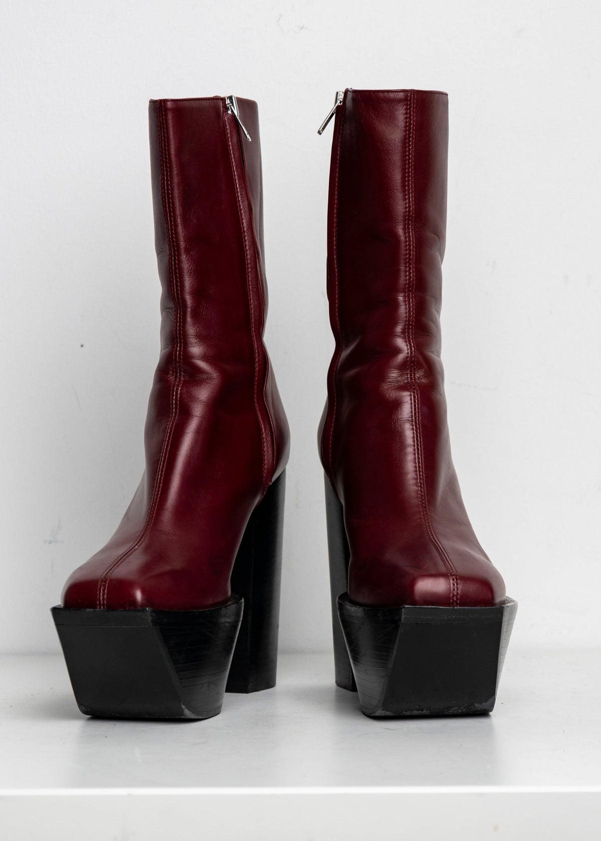 Platform Boots Red EU40