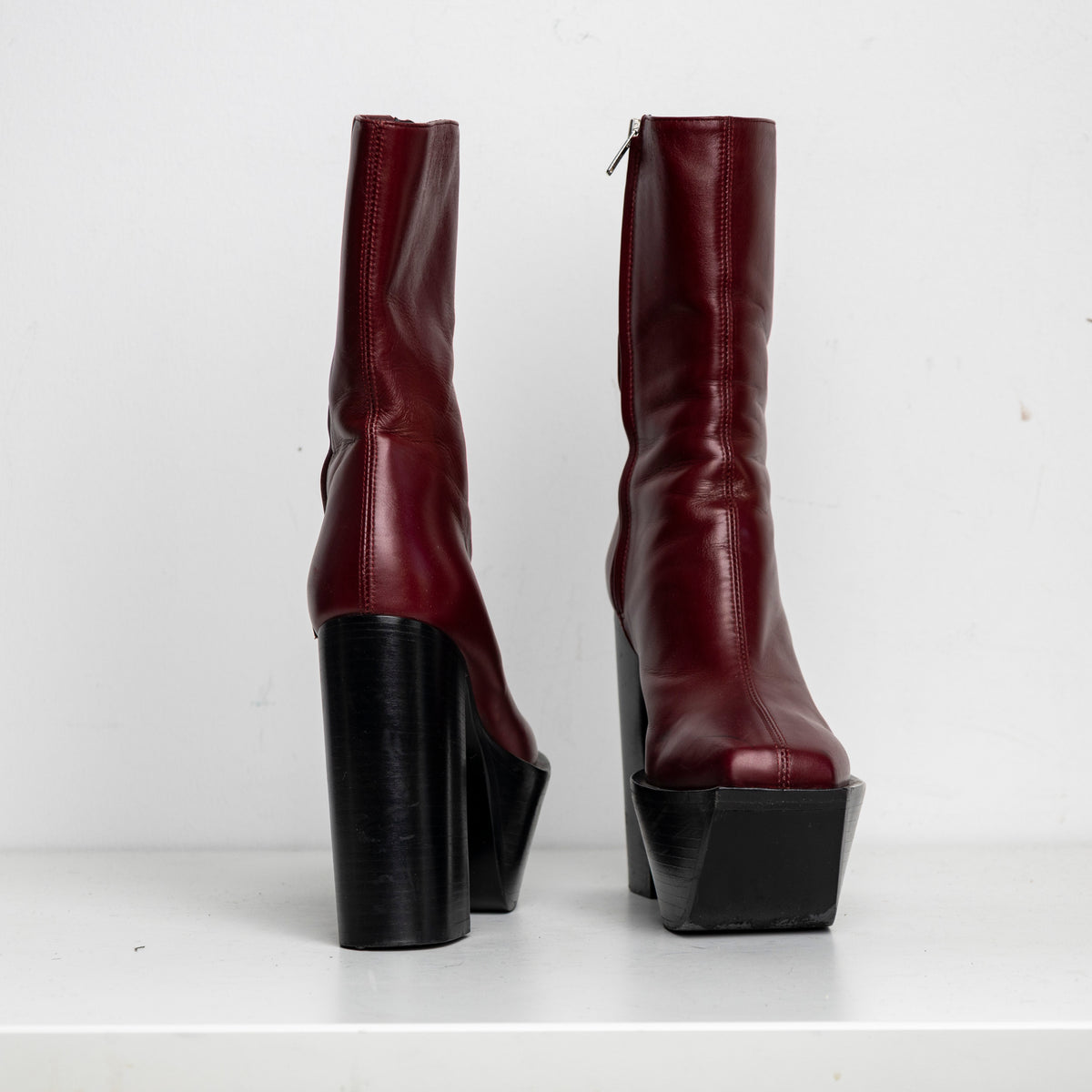 Platform Boots Red EU40