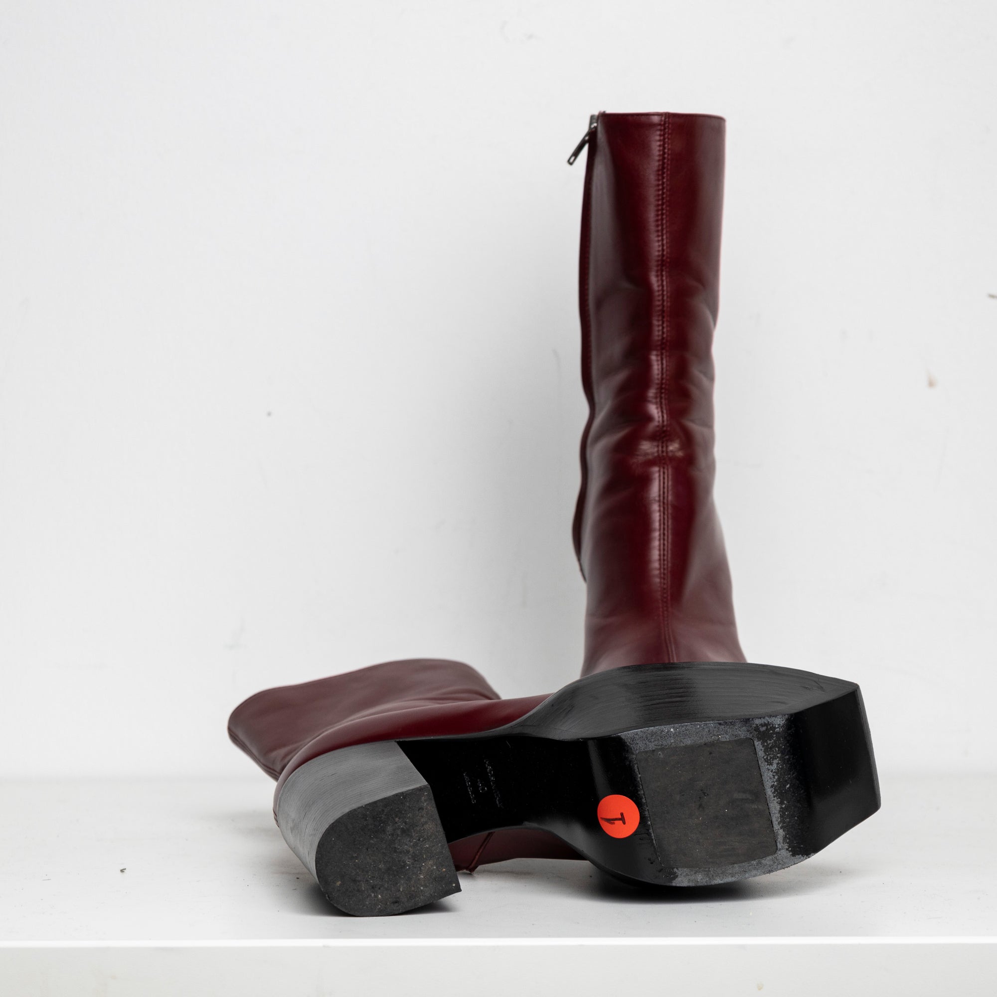 Platform Boots Red EU40
