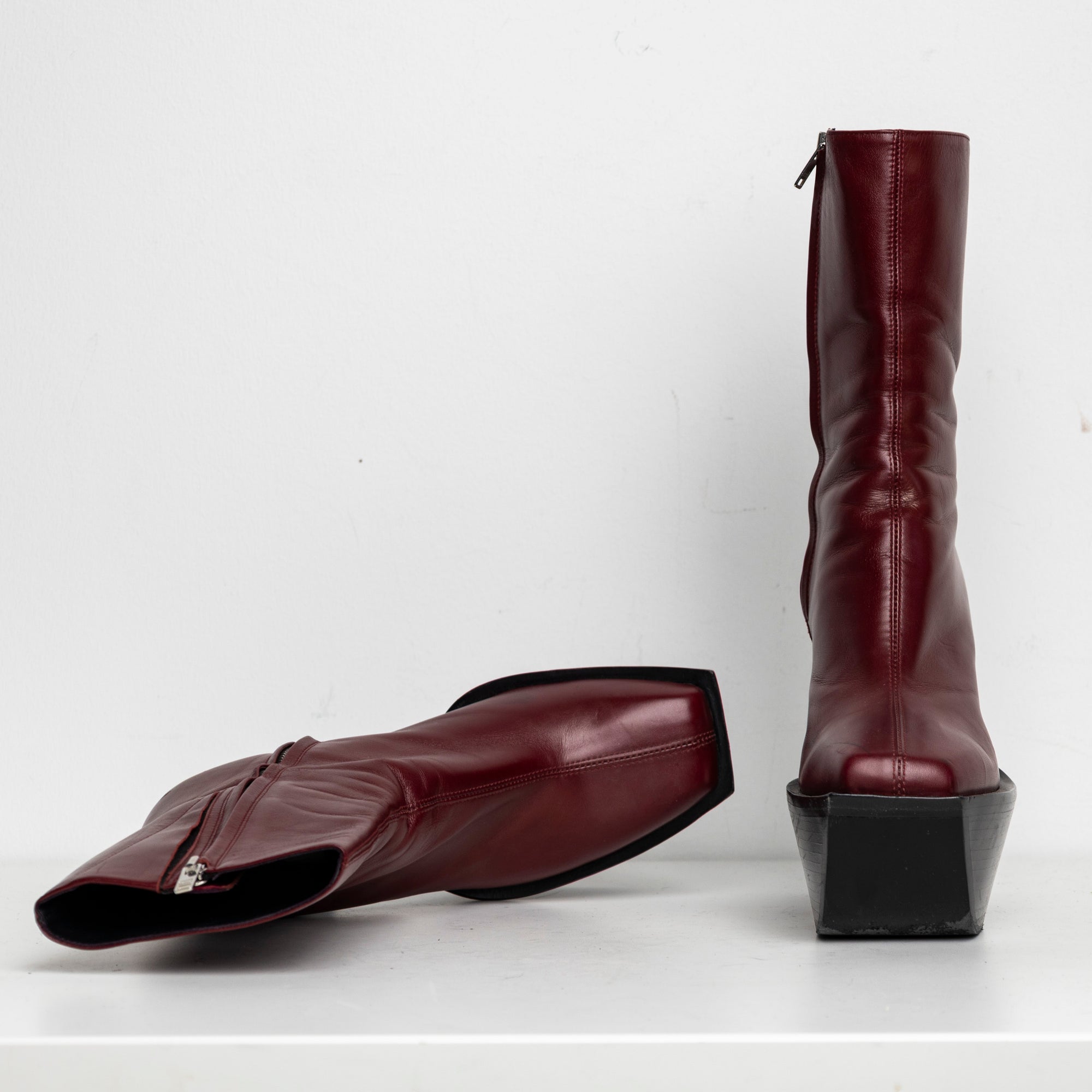 Platform Boots Red EU40