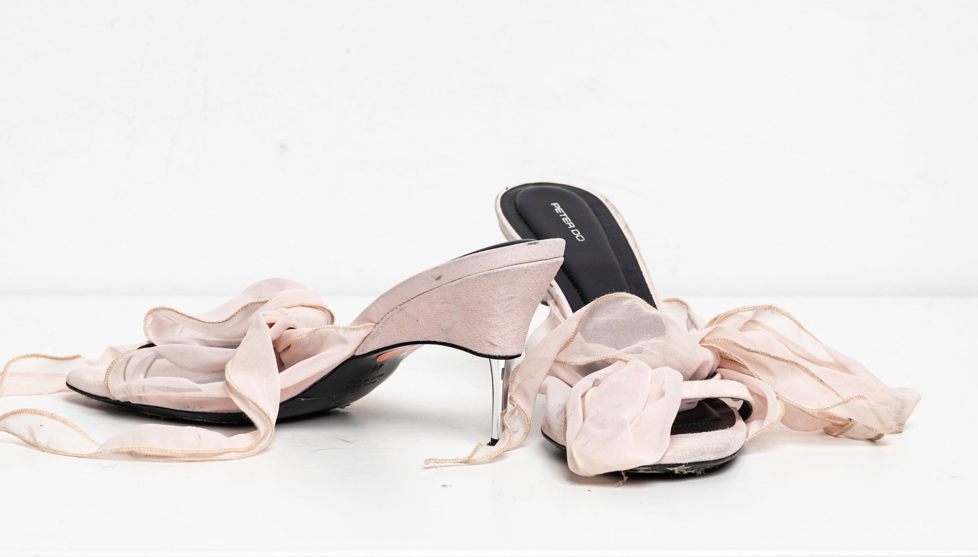 Scarf Sandal Pink Suede EU40