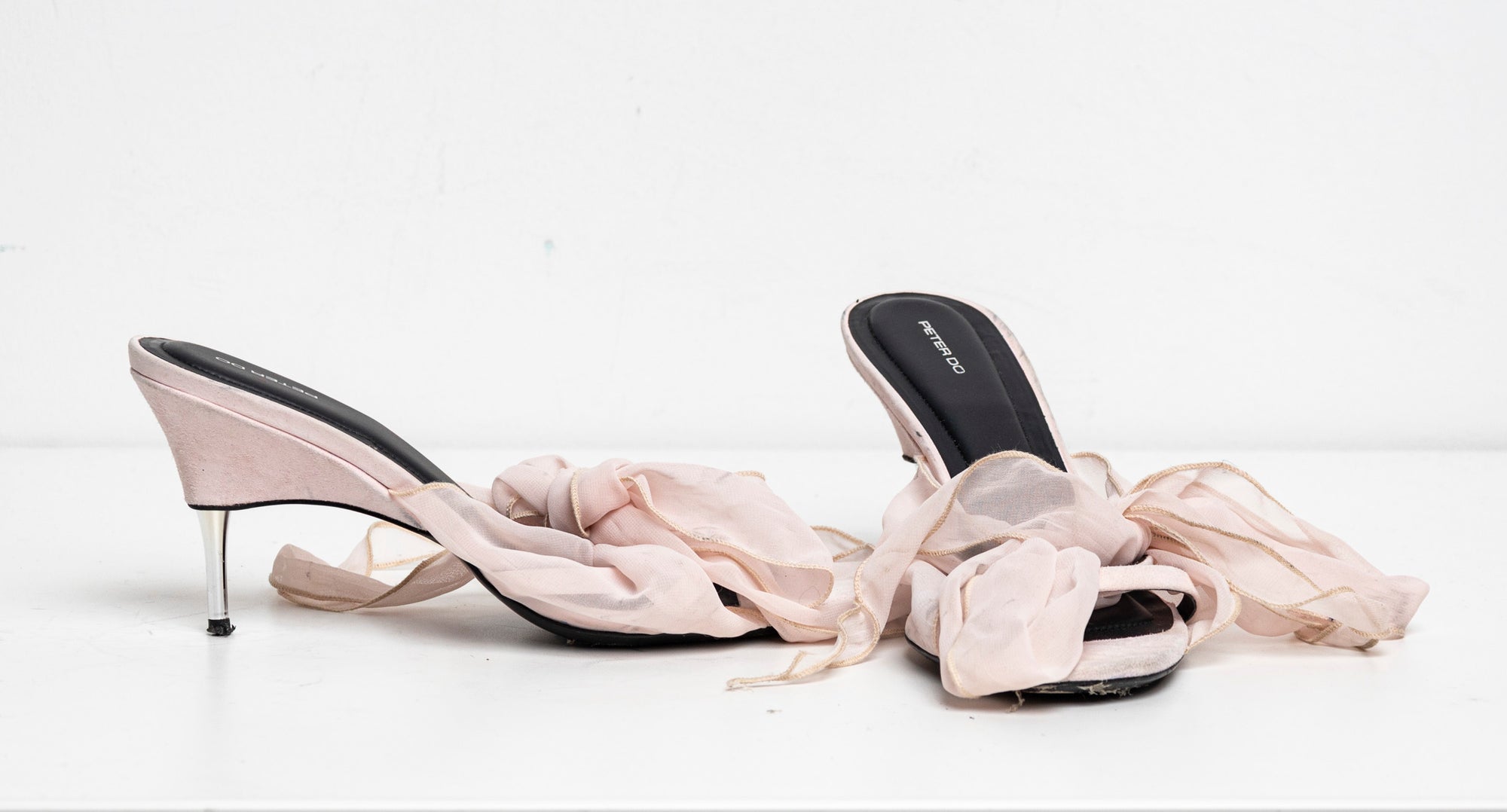 Scarf Sandal Pink Suede EU40