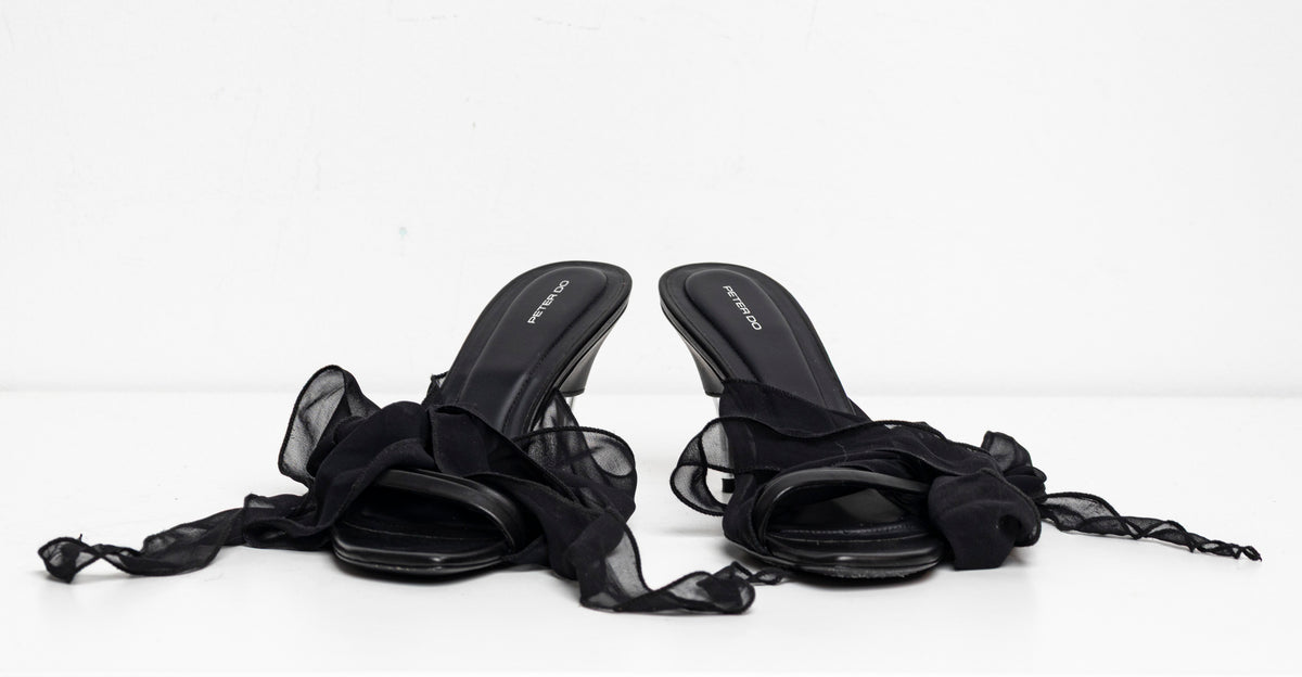 Scarf Sandal Black EU39 #2