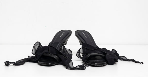 Scarf Sandal Black EU39 #2