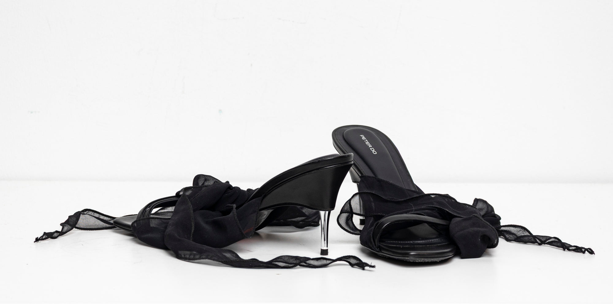 Scarf Sandal Black EU39 #2