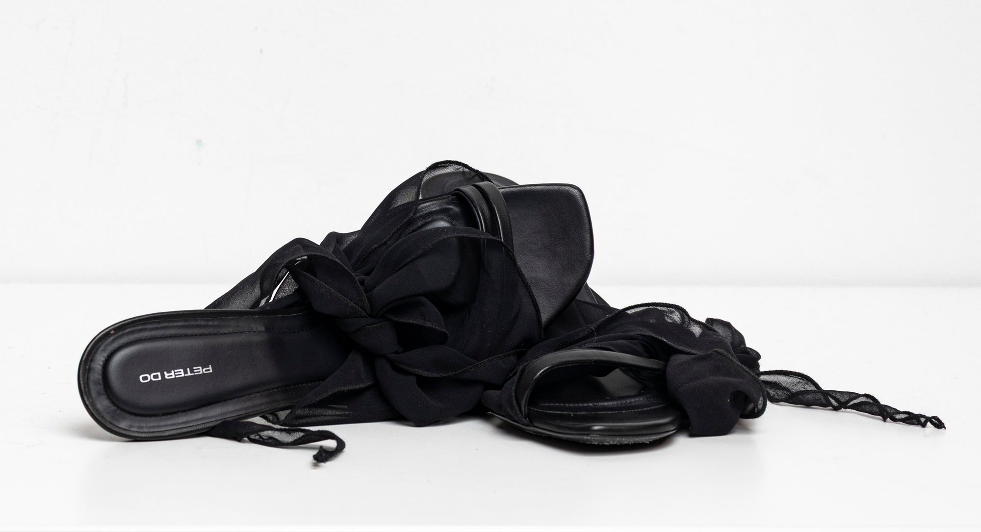 Scarf Sandal Black EU39 #2