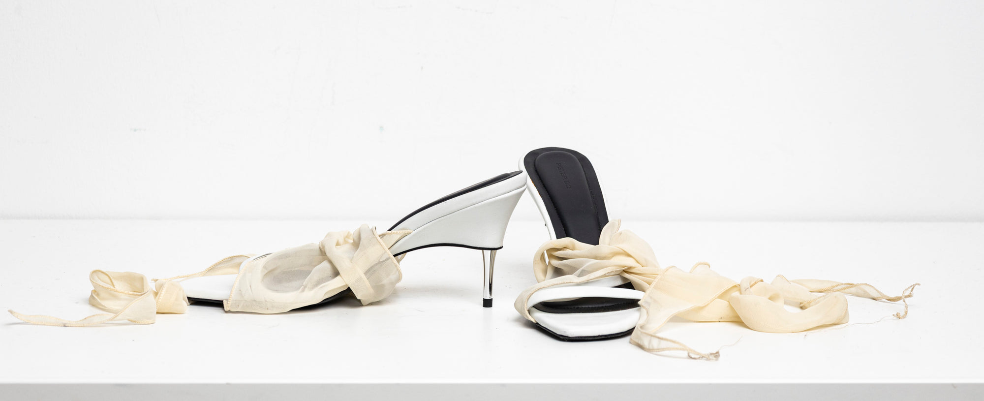 Scarf Sandal White EU40 #4 (Like New)