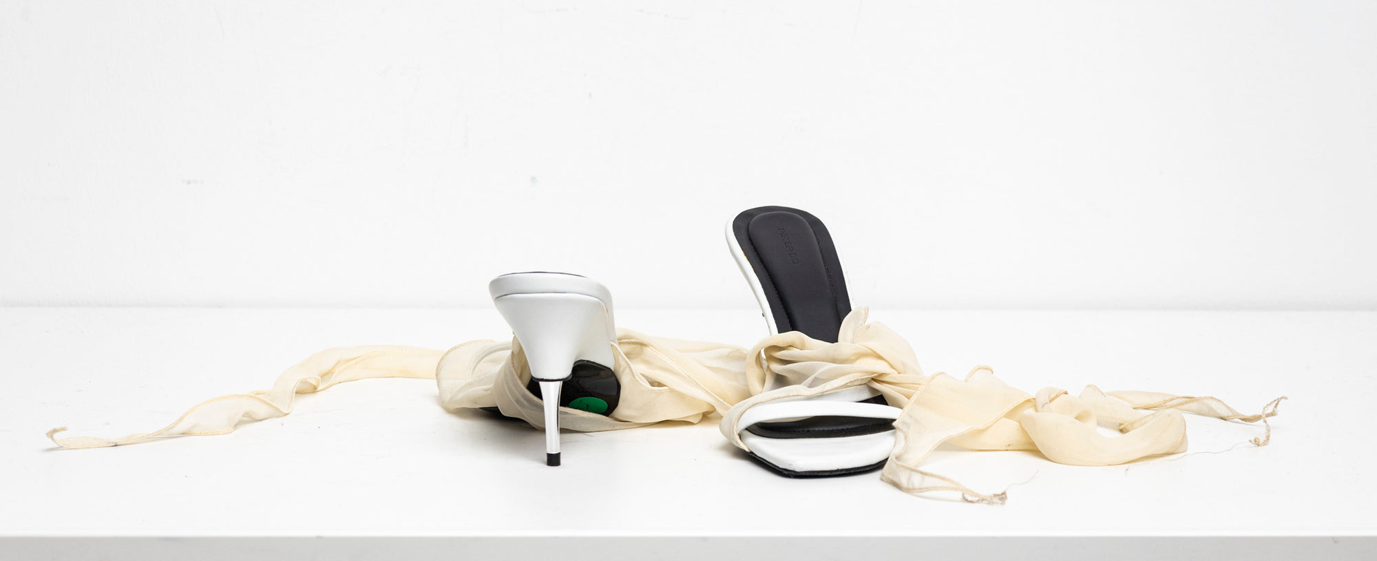 Scarf Sandal White EU40 #4 (Like New)