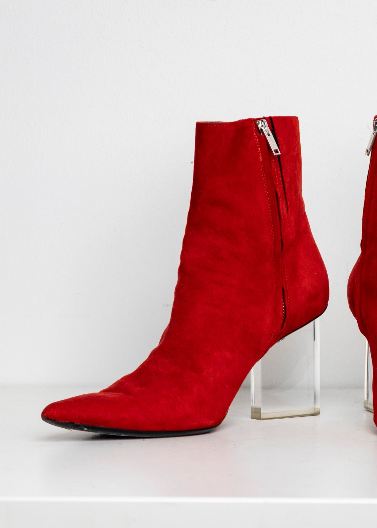 Screen Boots Red Suede EU40