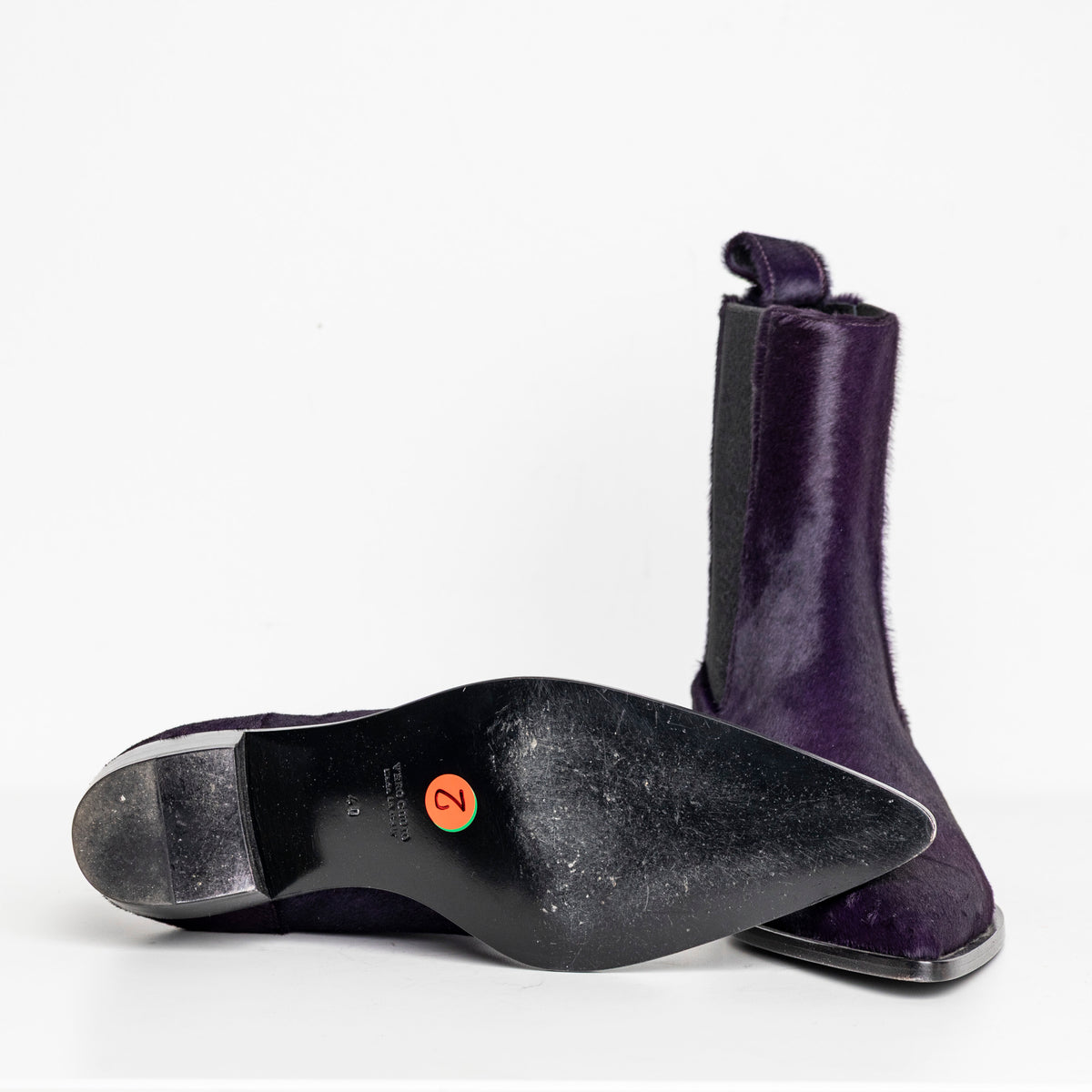 Sharp Chelsea Boots Purple Pony EU40 #2
