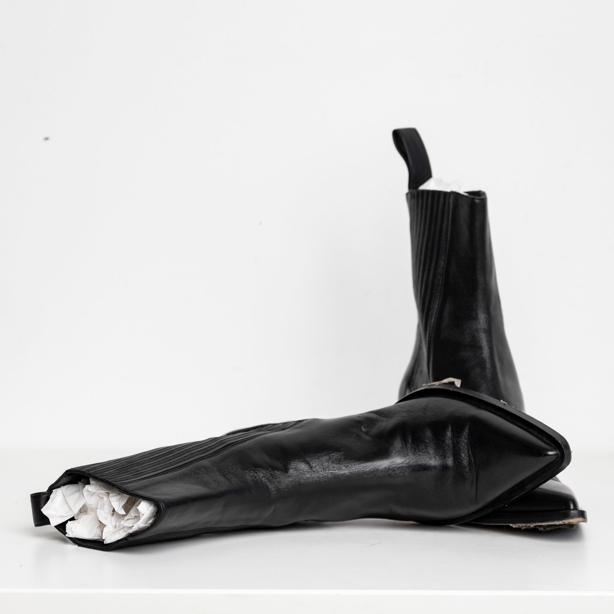 Sharp Chelsea Clear Heels Black Orange EU40