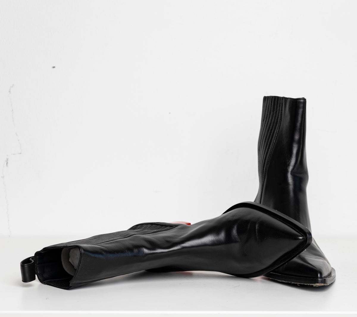 Sharp Chelsea Clear Heels Black Pink EU40