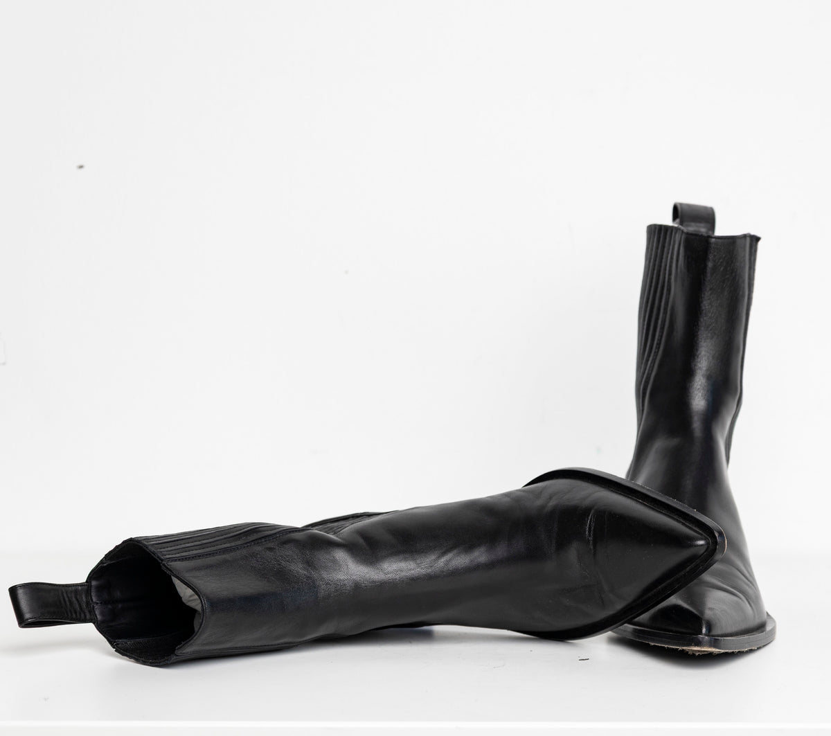 Sharp Chelsea Clear Heels Black Blue EU40