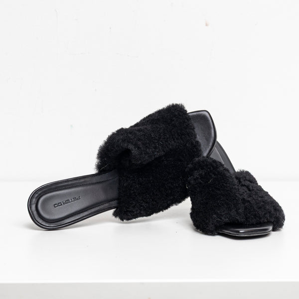 Shearling Sandal Black EU40 #2