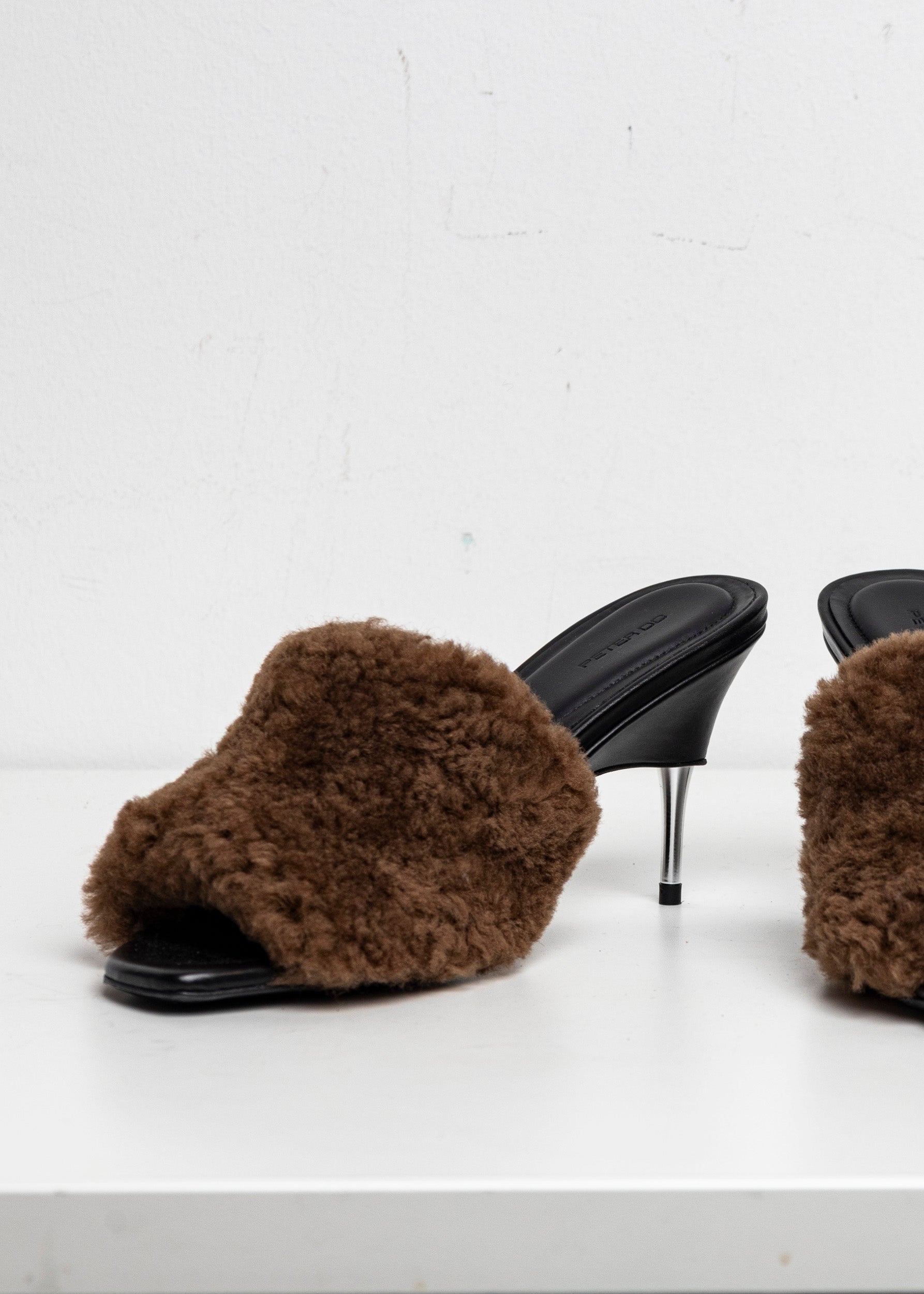 Shearling Sandal Brown EU40