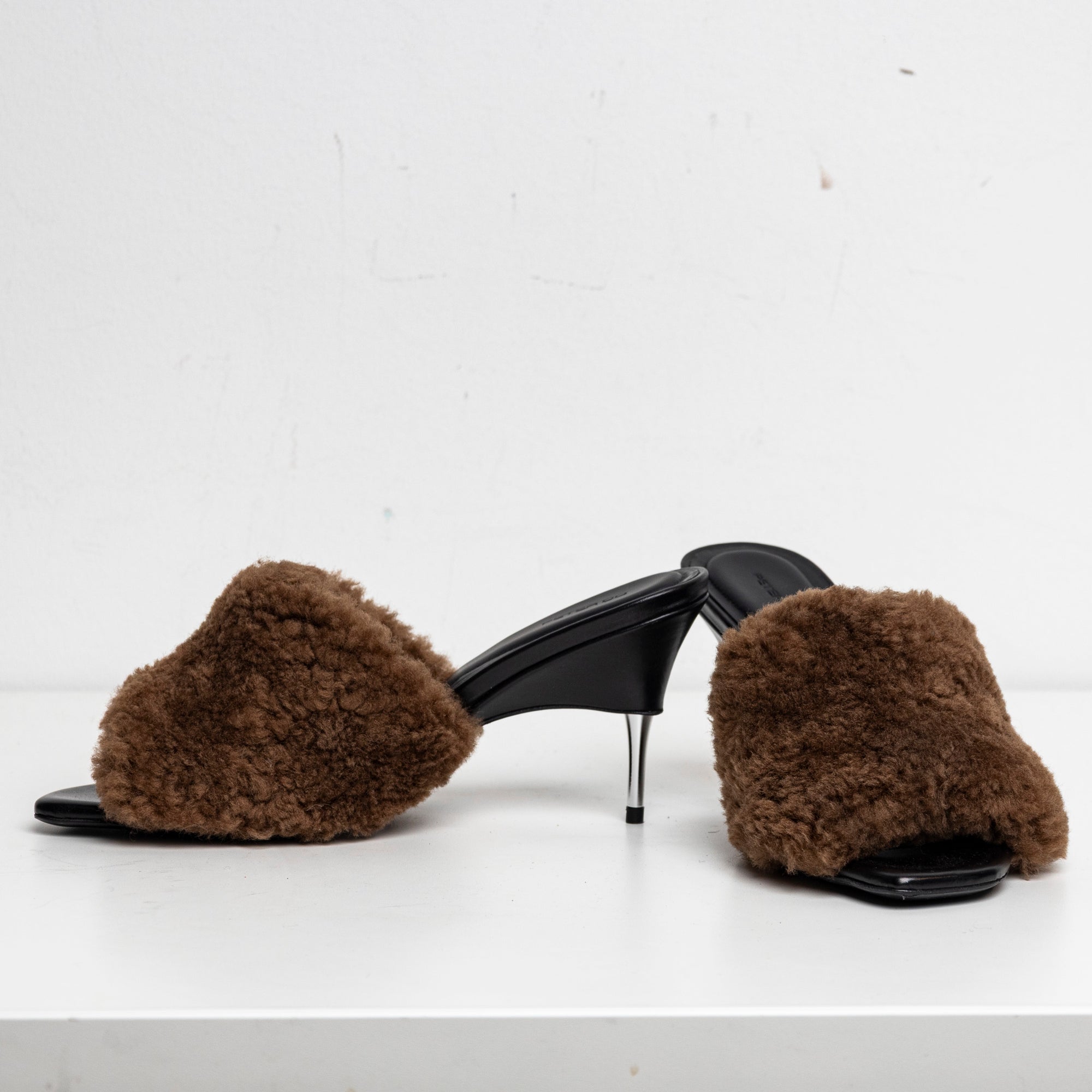 Shearling Sandal Brown EU40