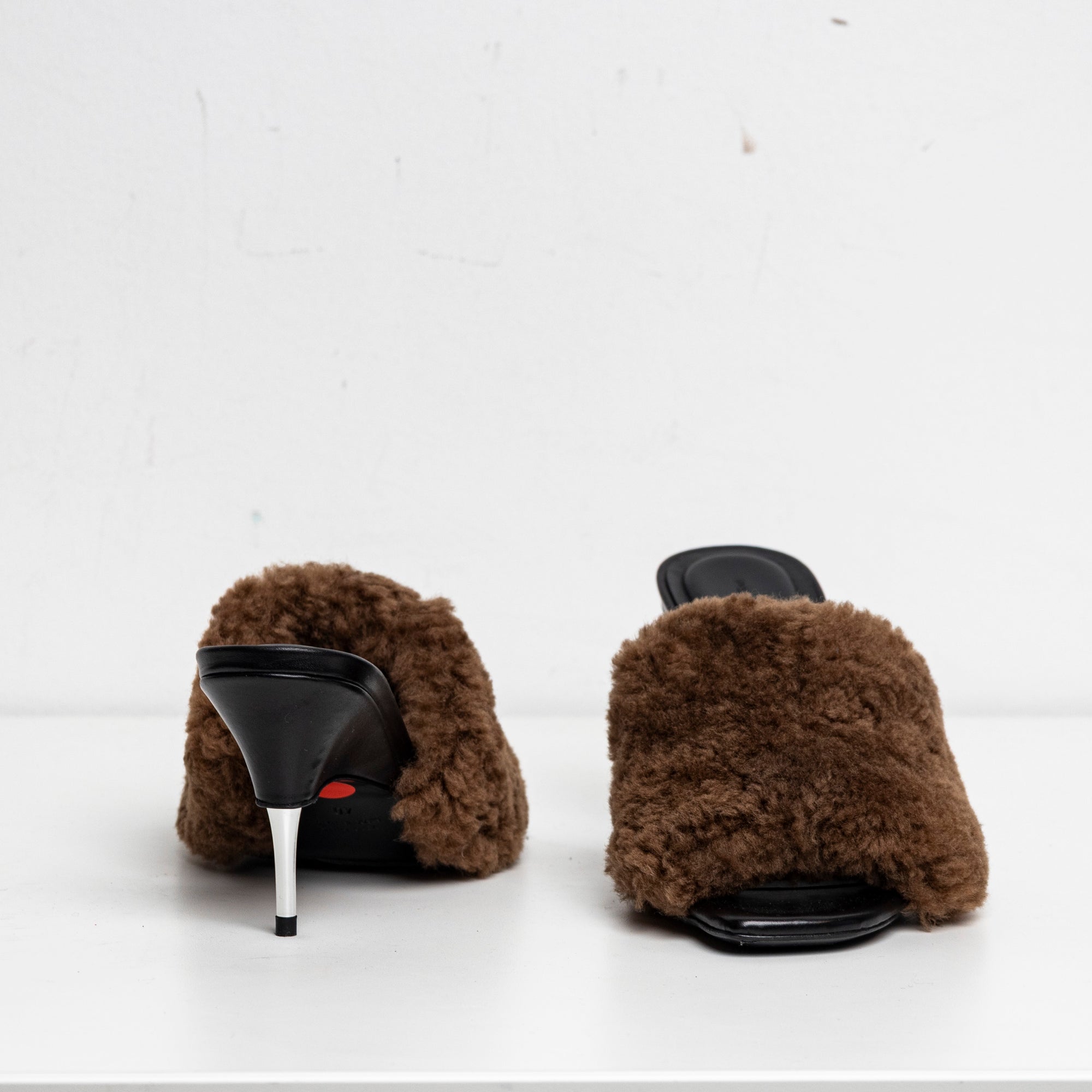 Shearling Sandal Brown EU40