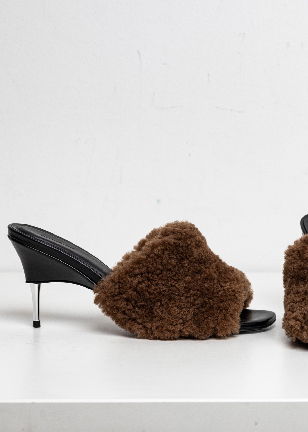 Shearling Sandal Brown EU40