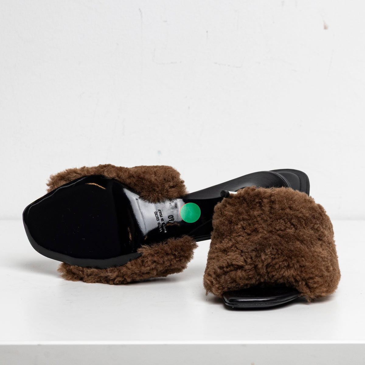Shearling Sandal Brown EU40