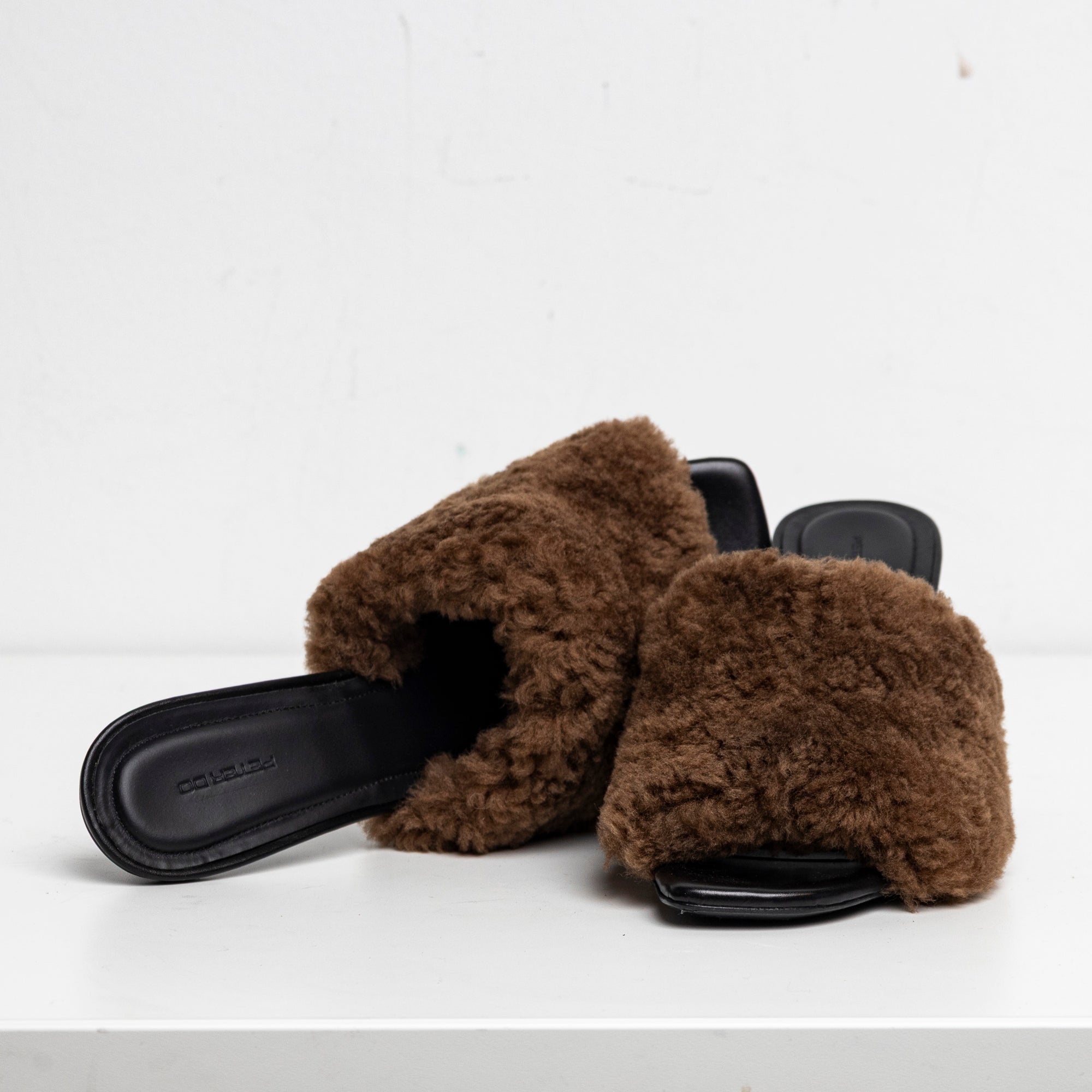 Shearling Sandal Brown EU40