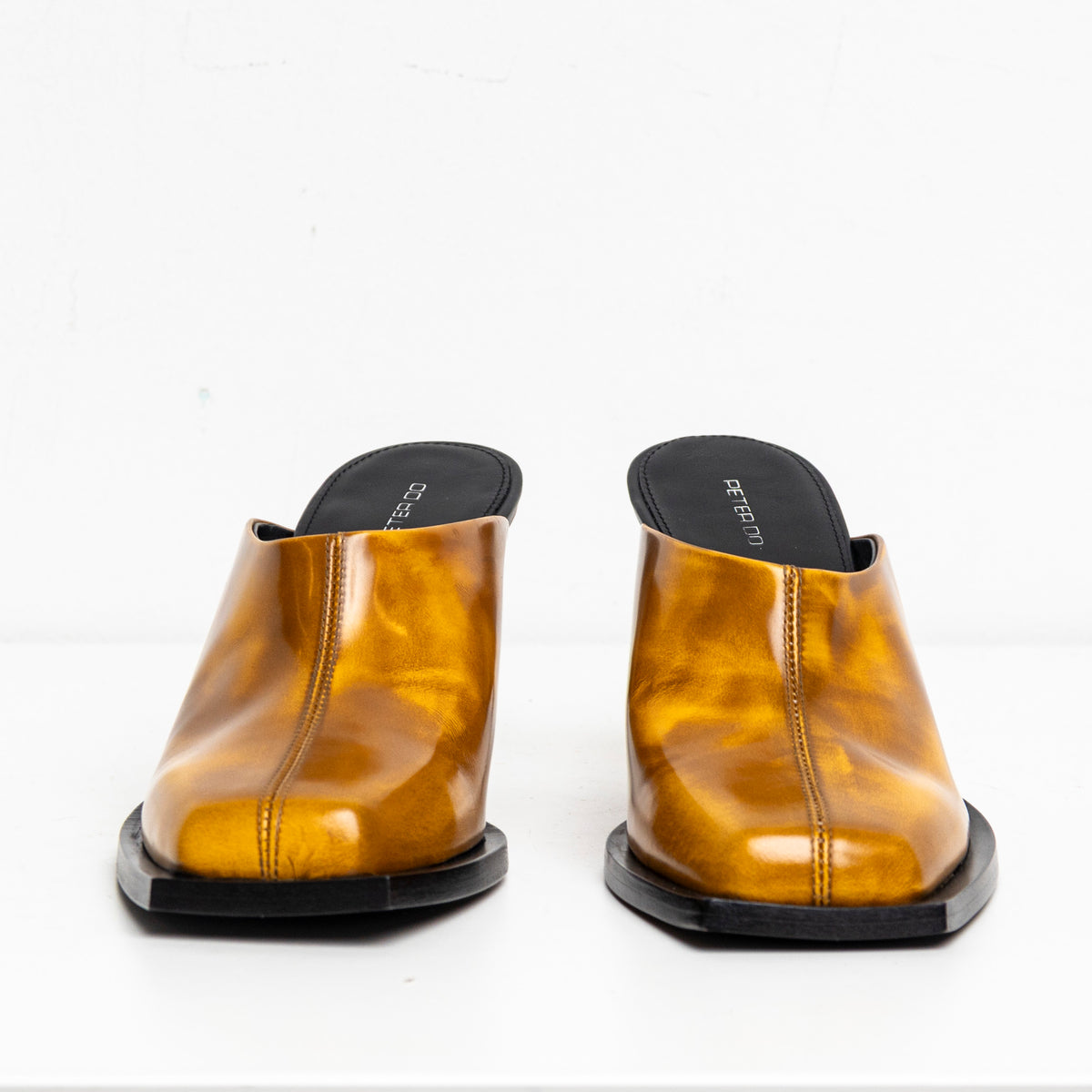 Square Toes Mule Orange EU40 #2 (Like New)