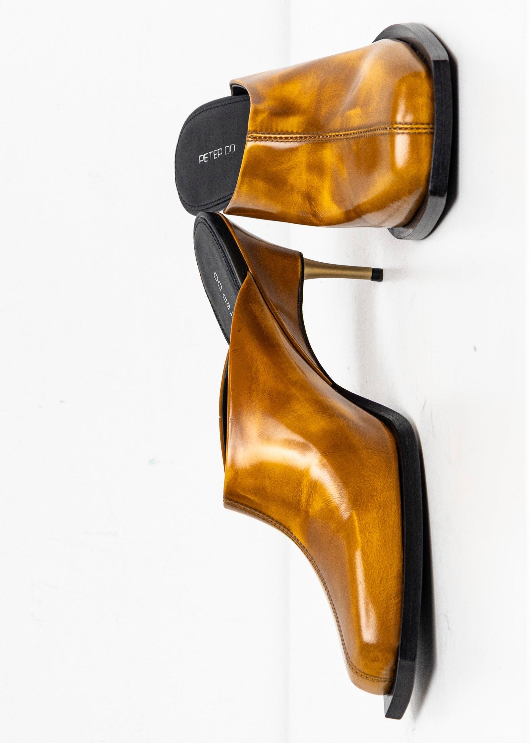 Square Toes Mule Orange EU40 #2 (Like New)