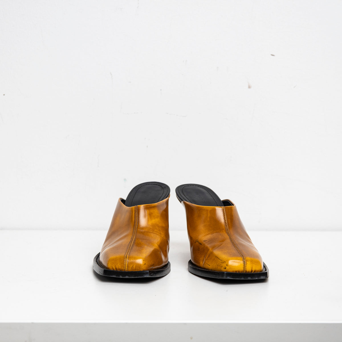 Square Toes Mule Orange EU40