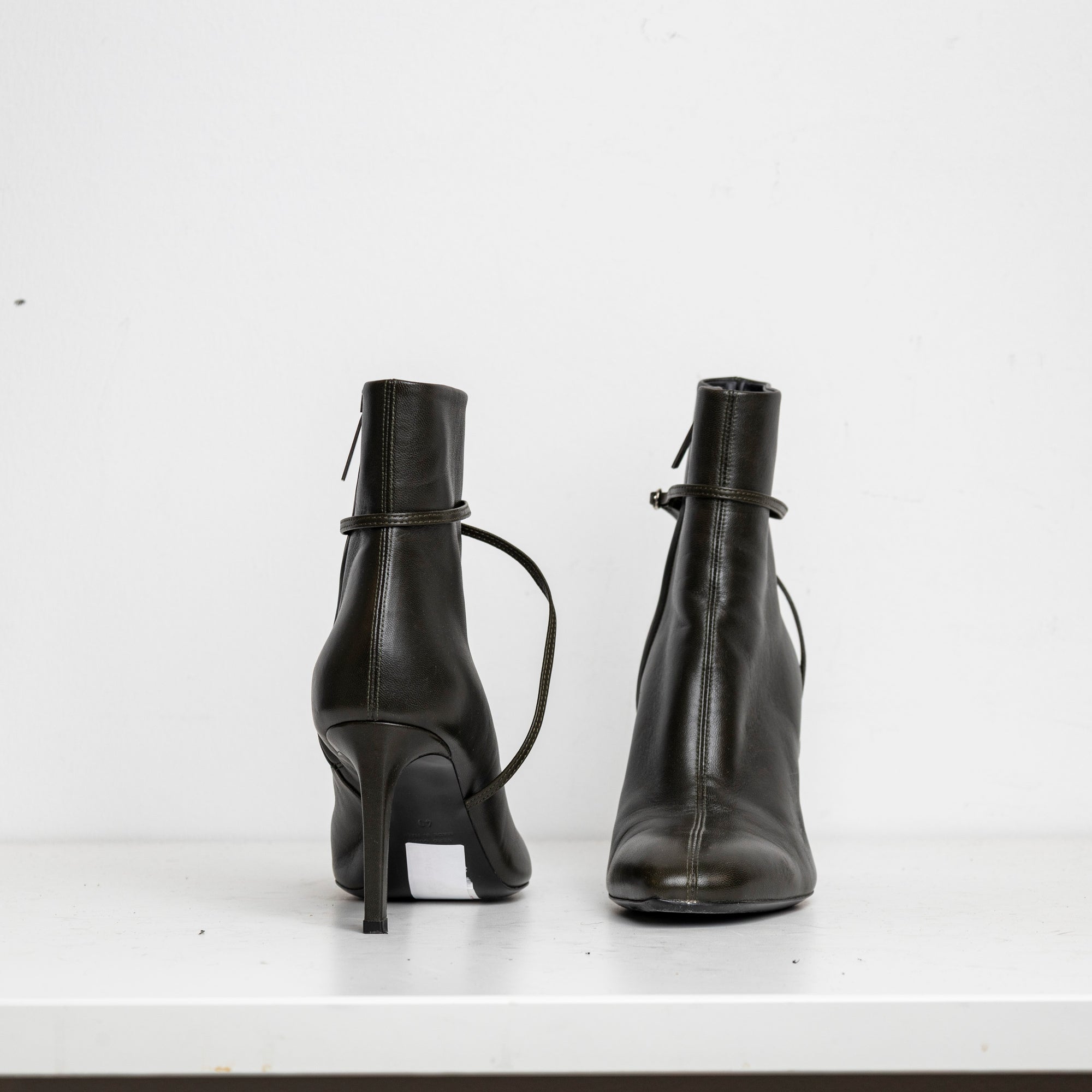 Strappy Boots Dark Green EU40