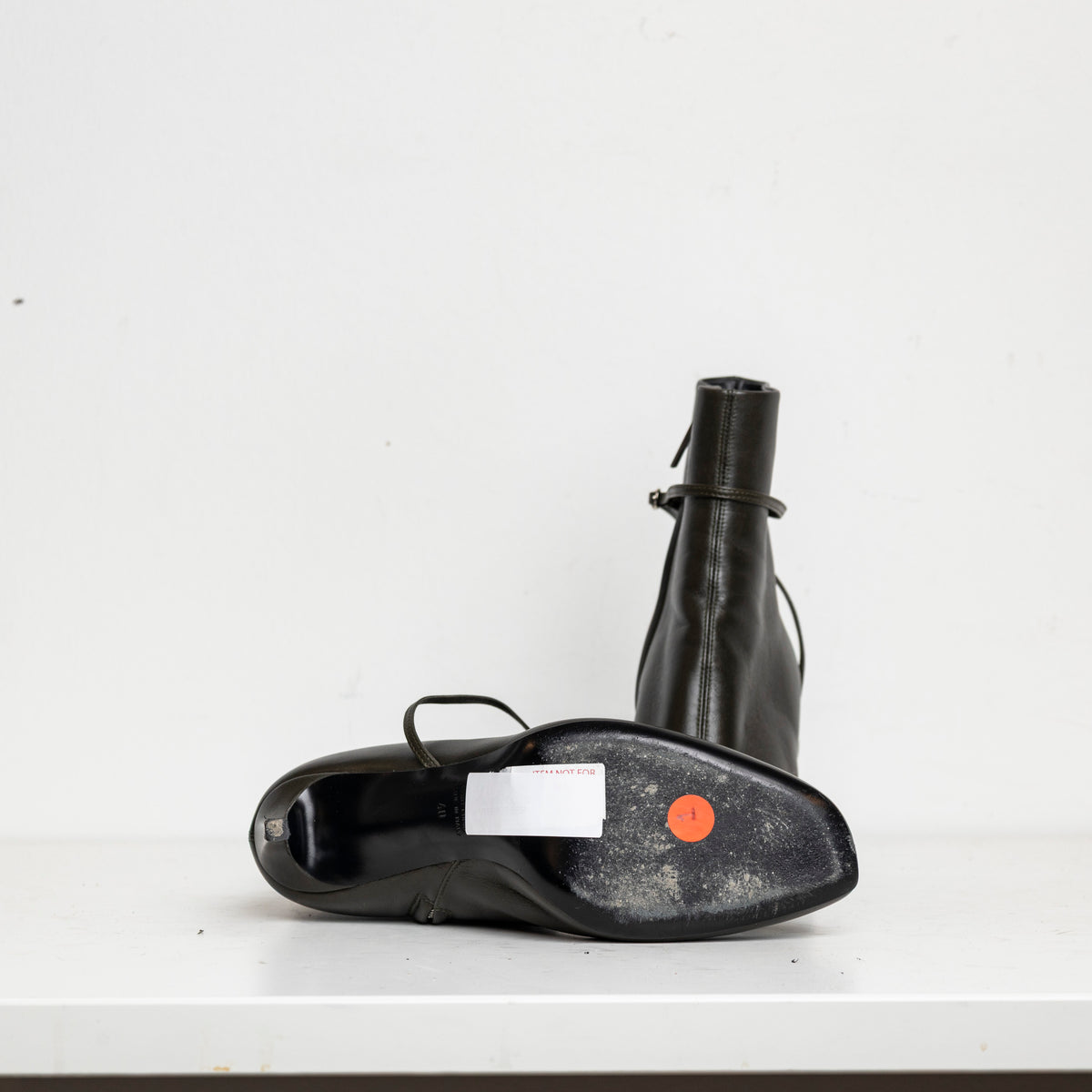 Strappy Boots Dark Green EU40