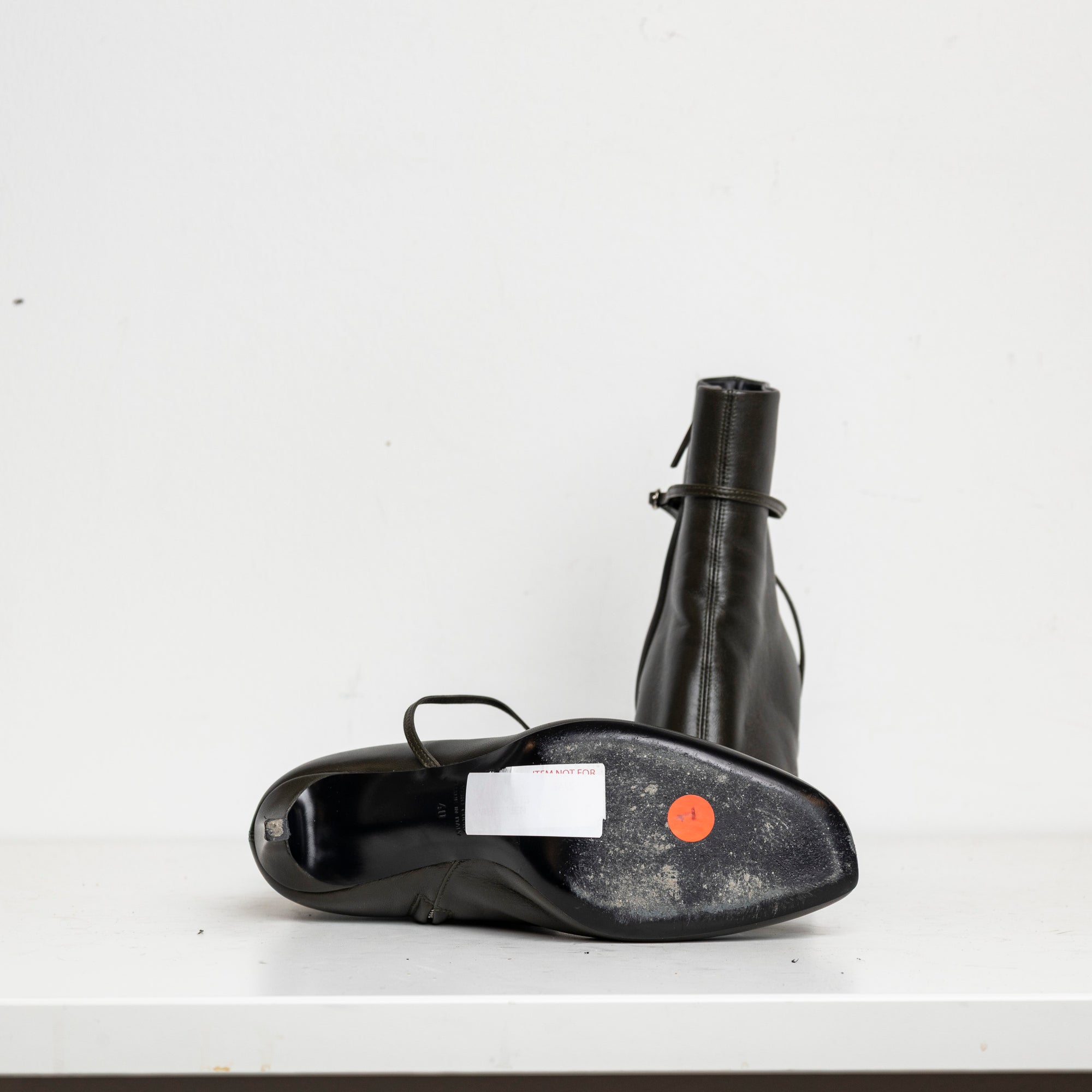 Strappy Boots Dark Green EU40