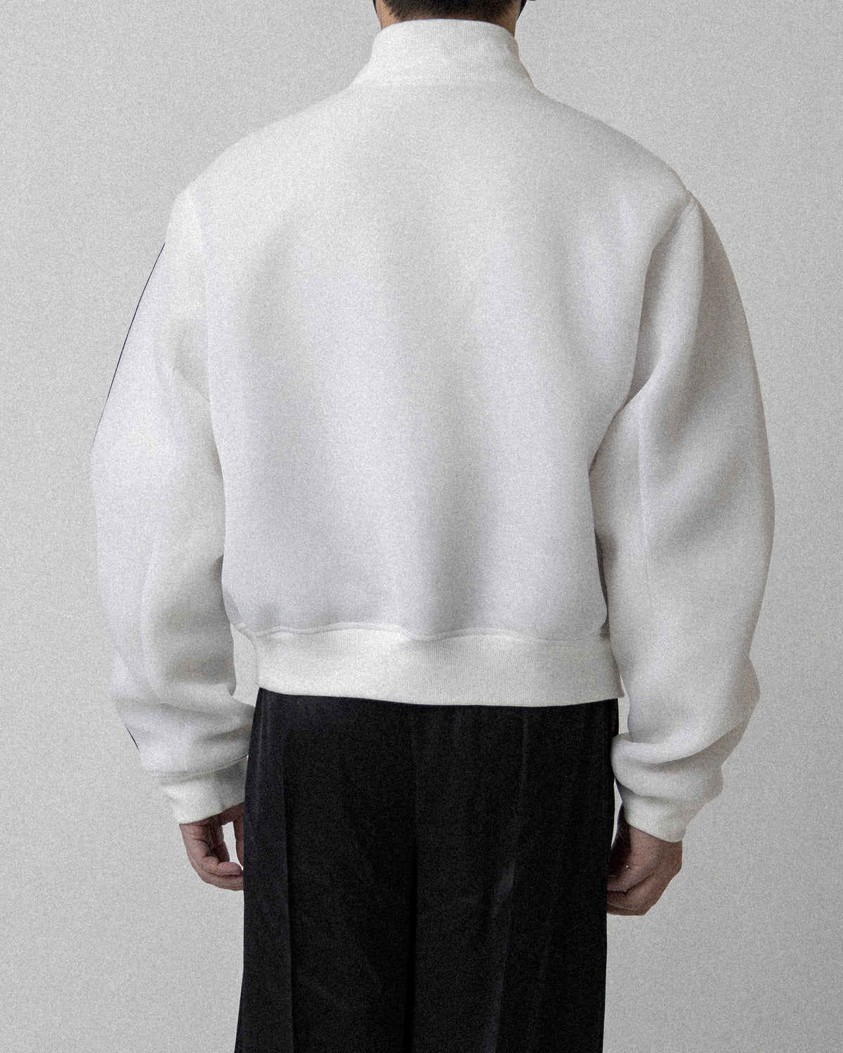 Spacer Bomber Jacket White - Cross shoulder 19''  No.1