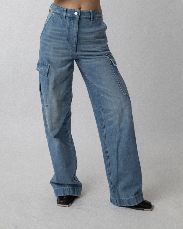 Cargo Jean Light Blue - Waist 31''