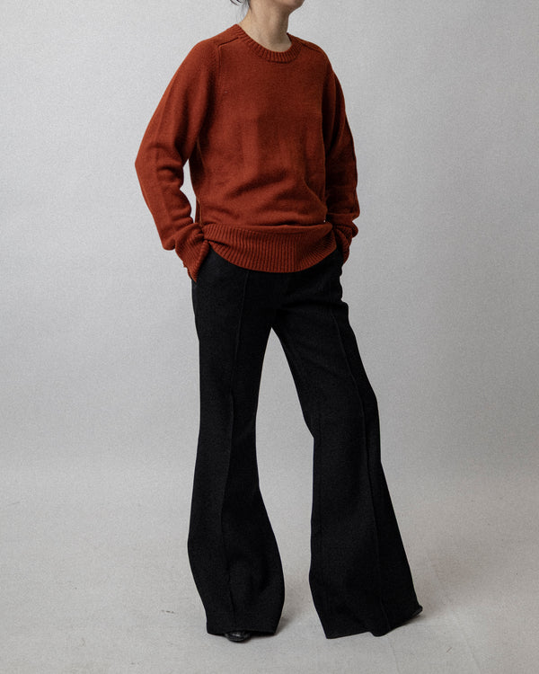 Crewneck Sweater Orange  - Cross shoulder 17''