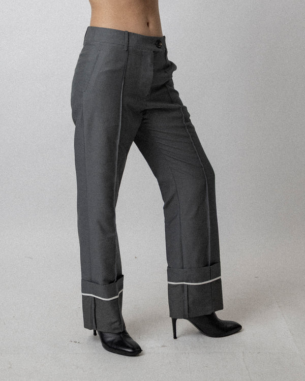 Fold-Up Trouser Gray - Waist 32''