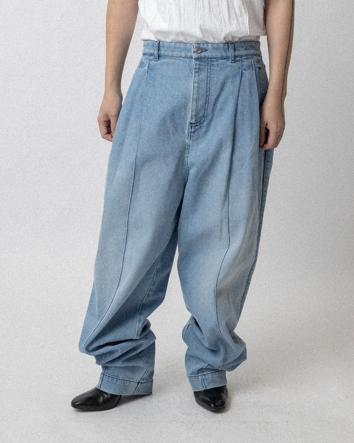 Side Zip Jean Light Blue - Waist 37''