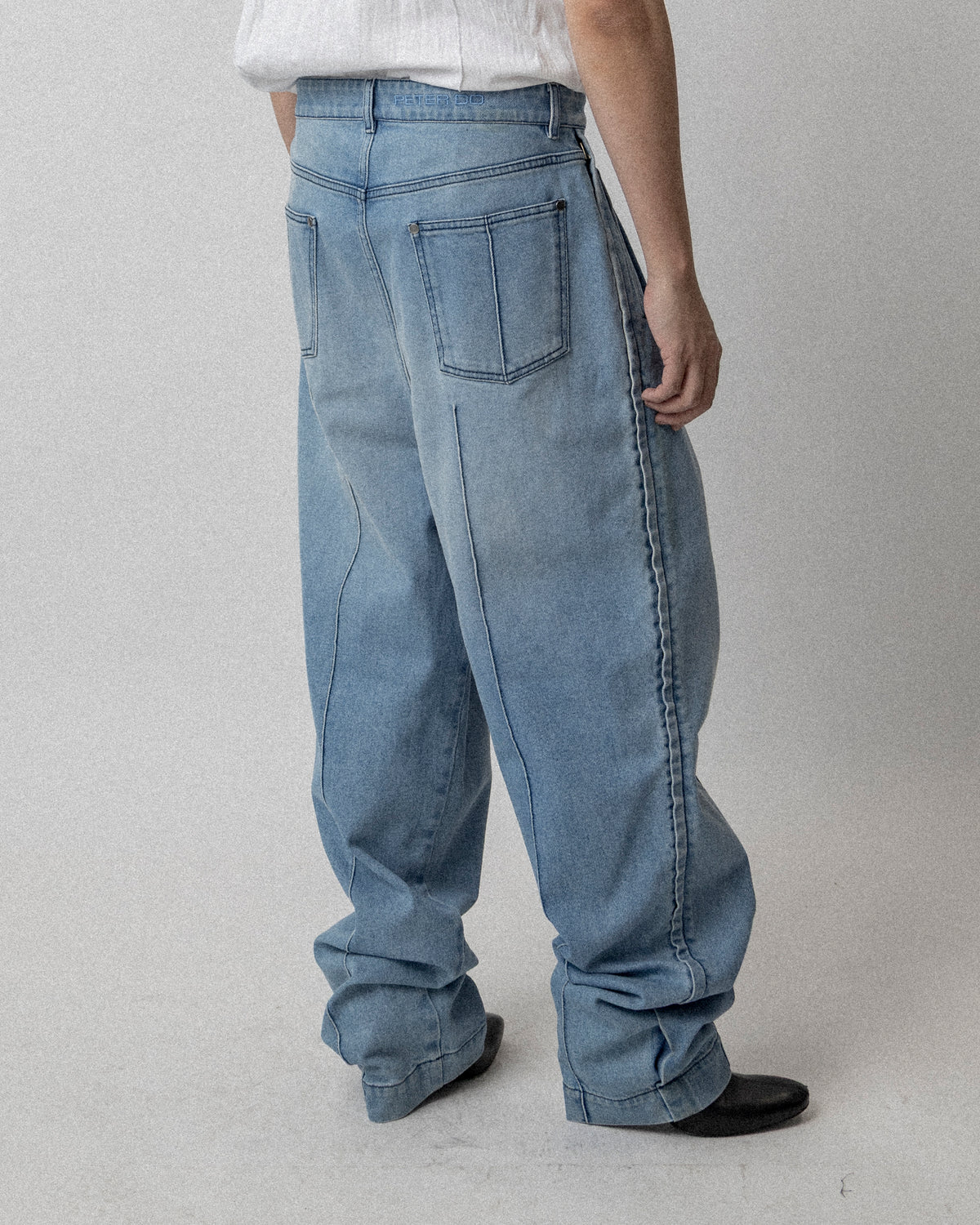 Side Zip Jean Light Blue - Waist 37''