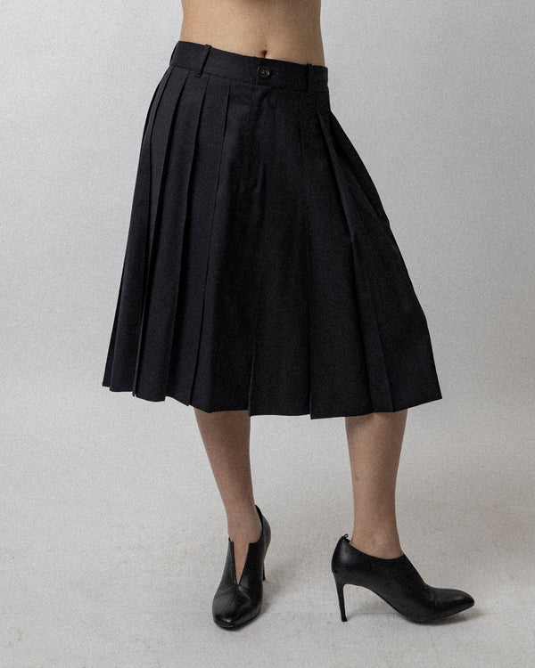 Theo Skirt Wool Black - Waist 32''