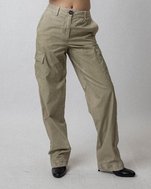 Washed Fireman Pants Army Green-  Was it 31.5''