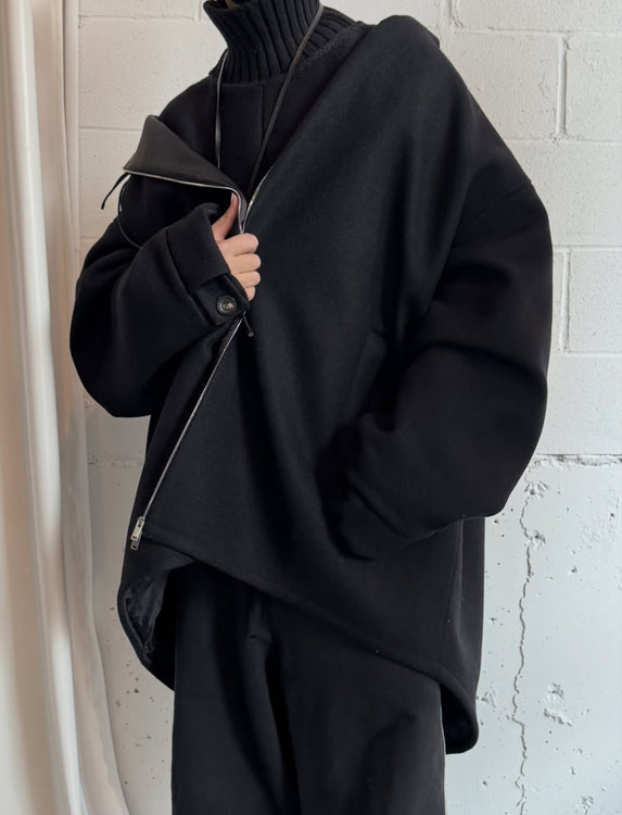 WOOL FELT COZY COAT